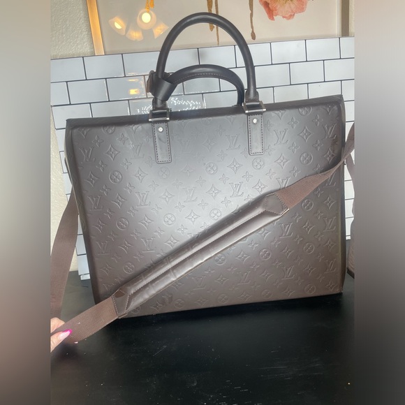 Louis Vuitton Ricky Monogram Glacé Deep Brown Carry-On - Picture 6 of 8